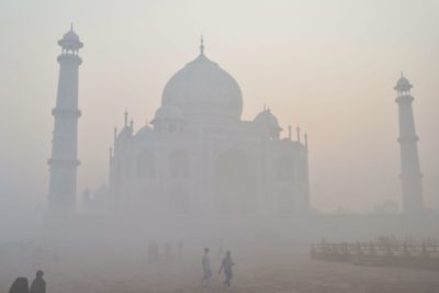 Smog shrouds the Taj Mahal in Agra, India, last November.
